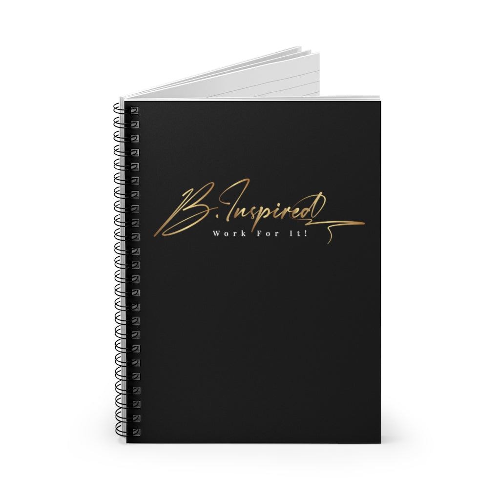 B. Inspired Spiral Notebook - Ruled Line - Curve My Waist