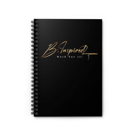 B. Inspired Spiral Notebook - Ruled Line - Curve My Waist
