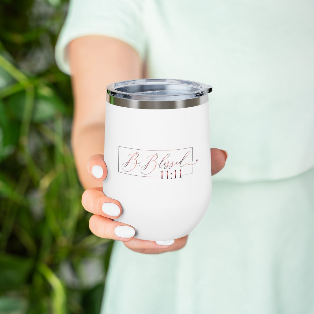 12oz Insulated B. Blessed Tumbler - Curve My Waist